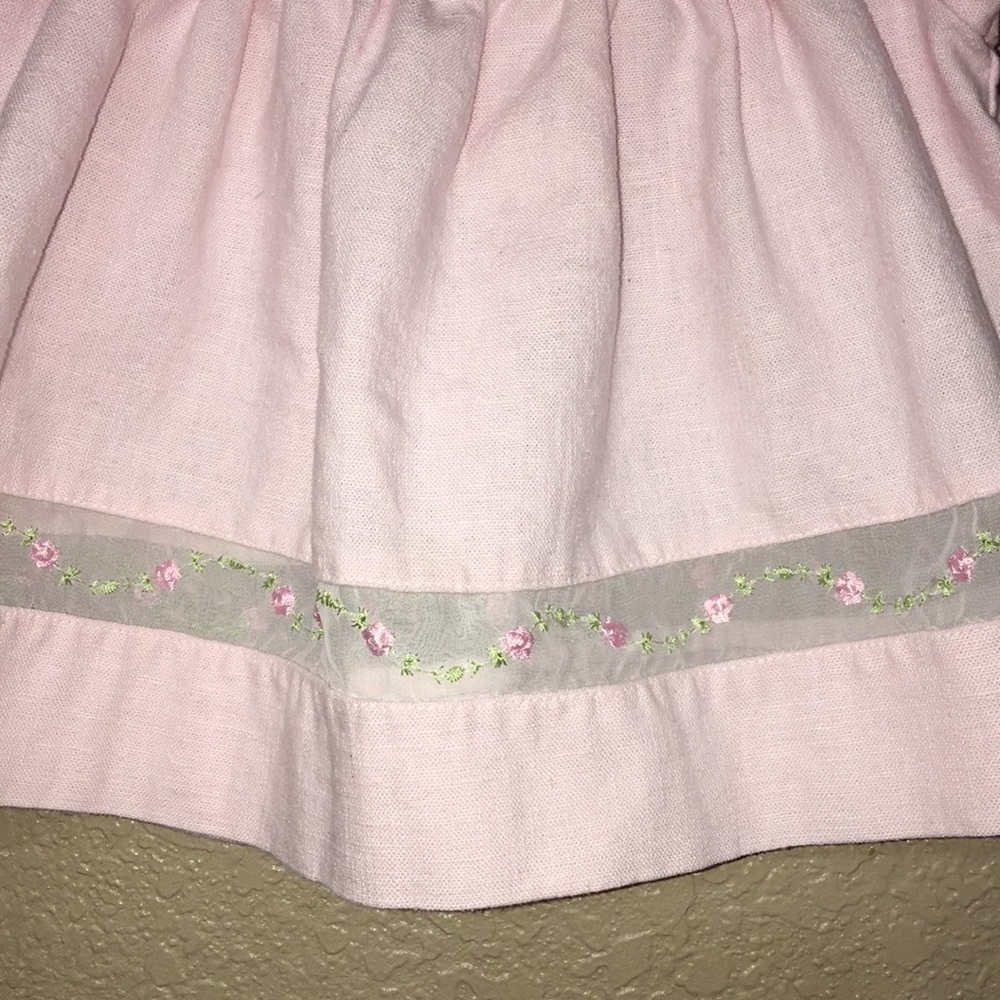 Samara pink flower dress 6-9 months - Picture 2 of 6